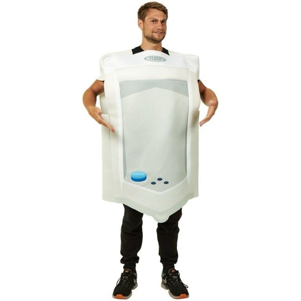 Hauntlook Lean Mean Latrine Urinal Costume Mens Adult One Size Funny Halloween